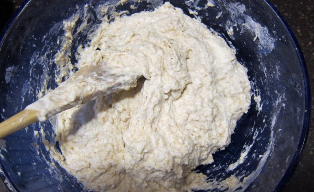 No knead sourdough bread cooking Italian comfort food